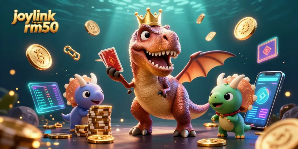 Engage in thrilling gameplay with joylink free credit rm50 and vibrant 3D casino characters.