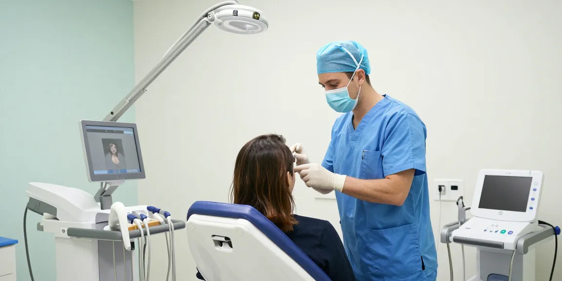 Hair transplant Istanbul clinic with expert doctor consultation showcasing personalized patient care and innovative medical services.