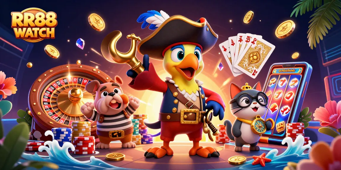 Engage in thrilling games at RR88 WATCH with vibrant casino action and rich colorful elements.