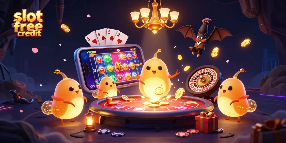 Play with slot free credit in this vibrant cave casino filled with interactive elements.