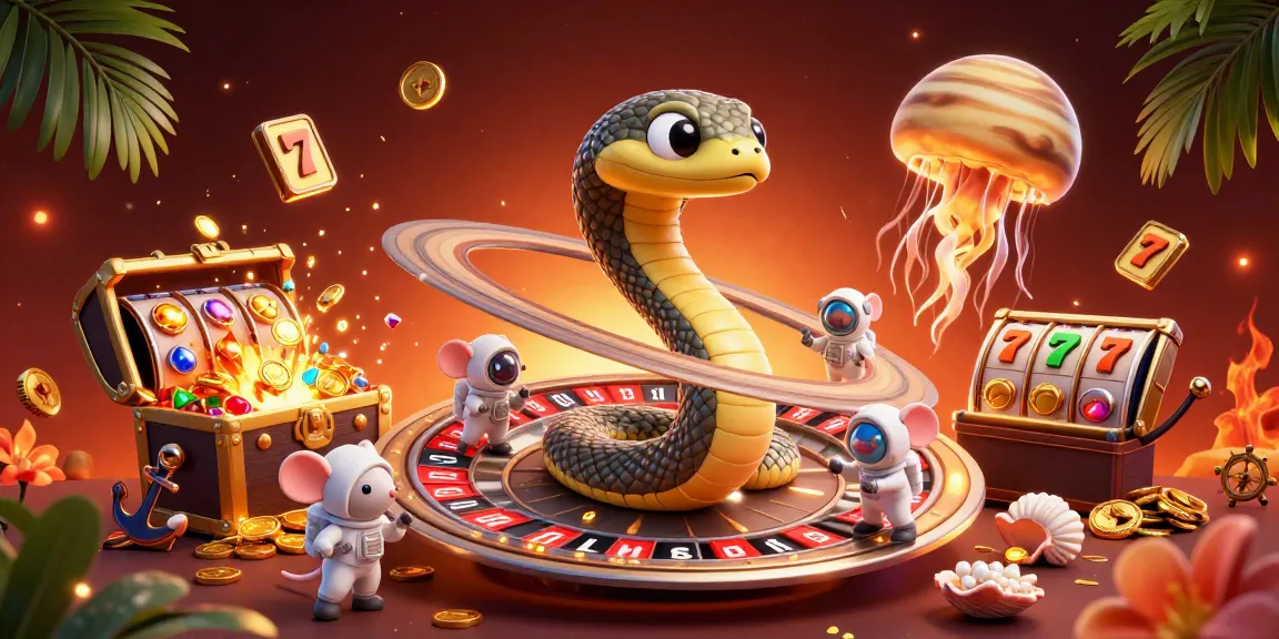 Experience the thrill of GG88 with a vibrant 3D illustration of casino excitement featuring unique gaming elements.