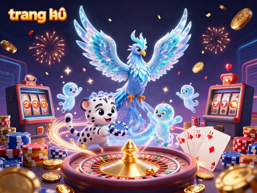 Experience exciting wins with the trang chủ fun at this online casino illustration showcasing its vibrant elements.
