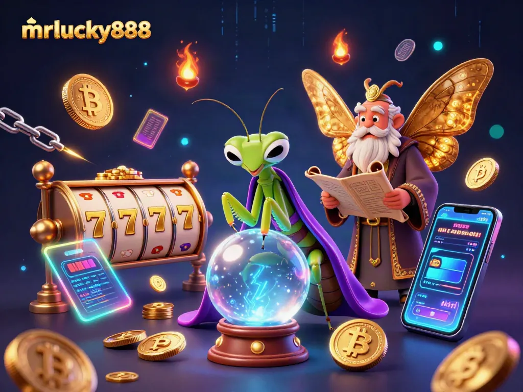 Engage with mrlucky888's thrilling casino excitement through magical illustrations of fortune-telling.